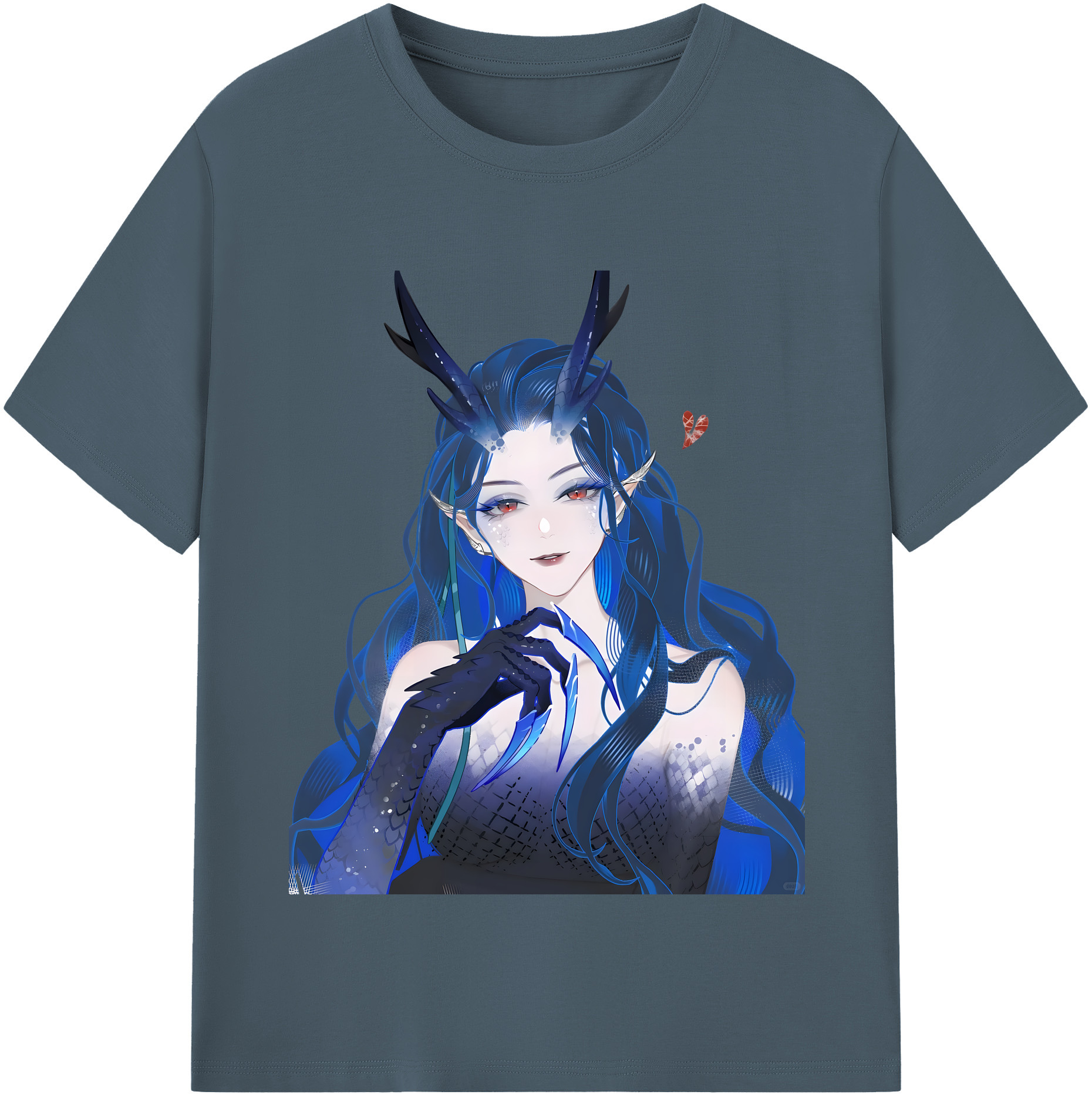 （画像用） Ne Zha 2 ナタ 魔童の大暴れ 綿100％半袖Tシャツ（フロントプリント）